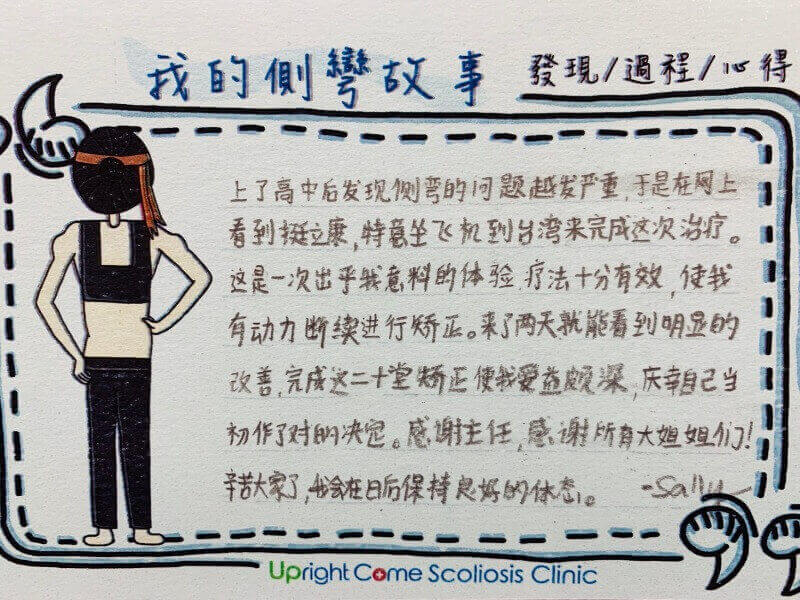 澳洲／17 歲／女孩／脊椎側彎 59 度